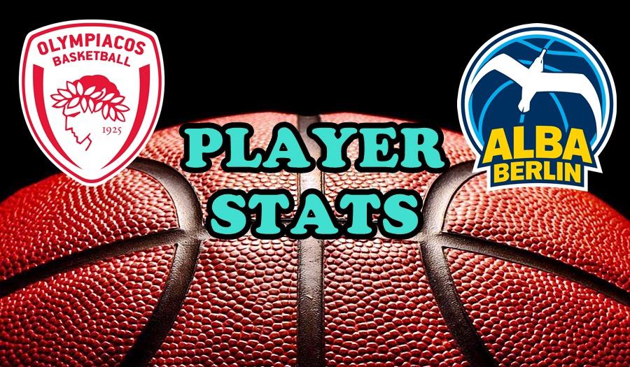 Olympiacos-Alba Players Stats
